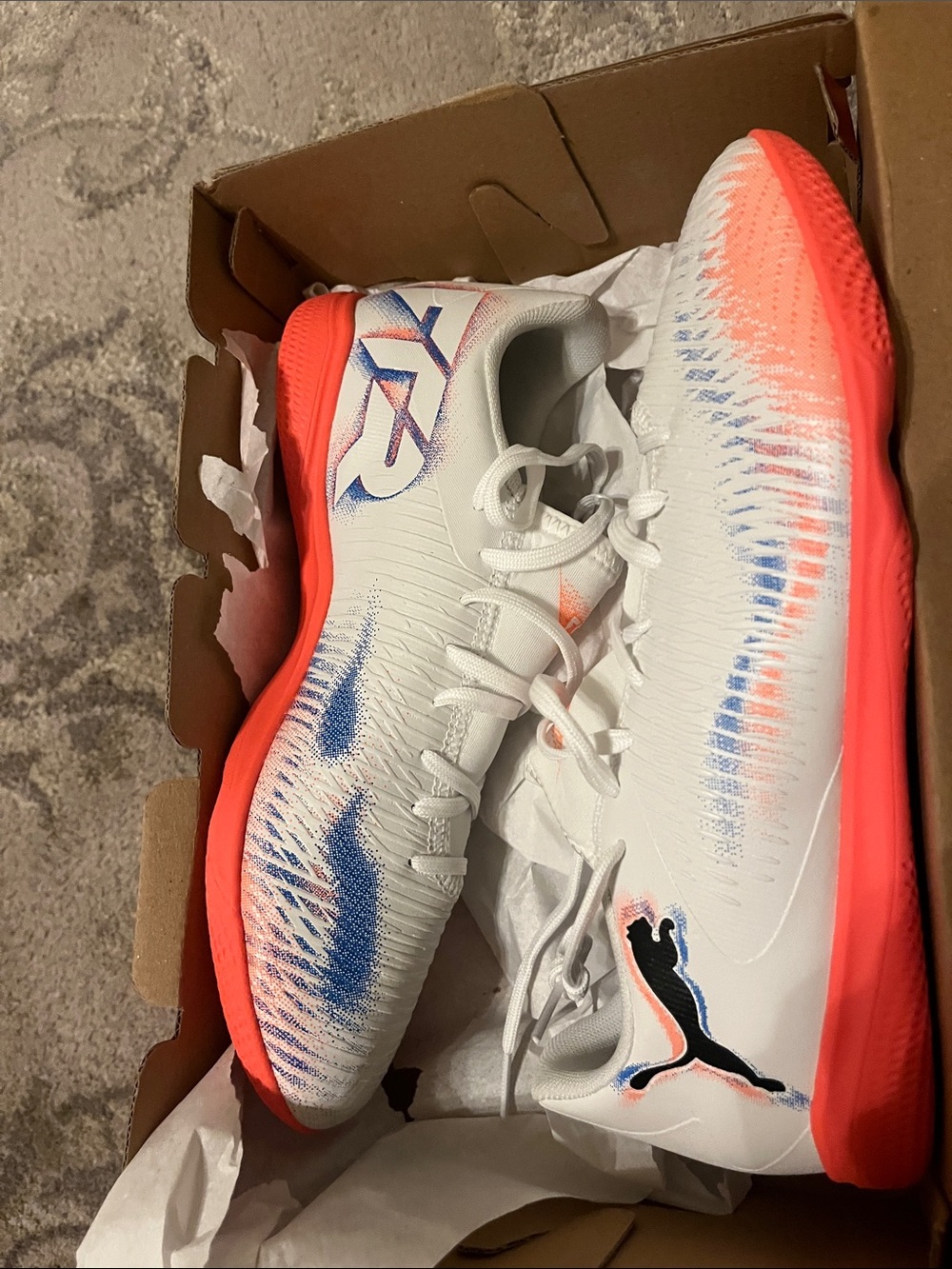 Puma soccer shoe